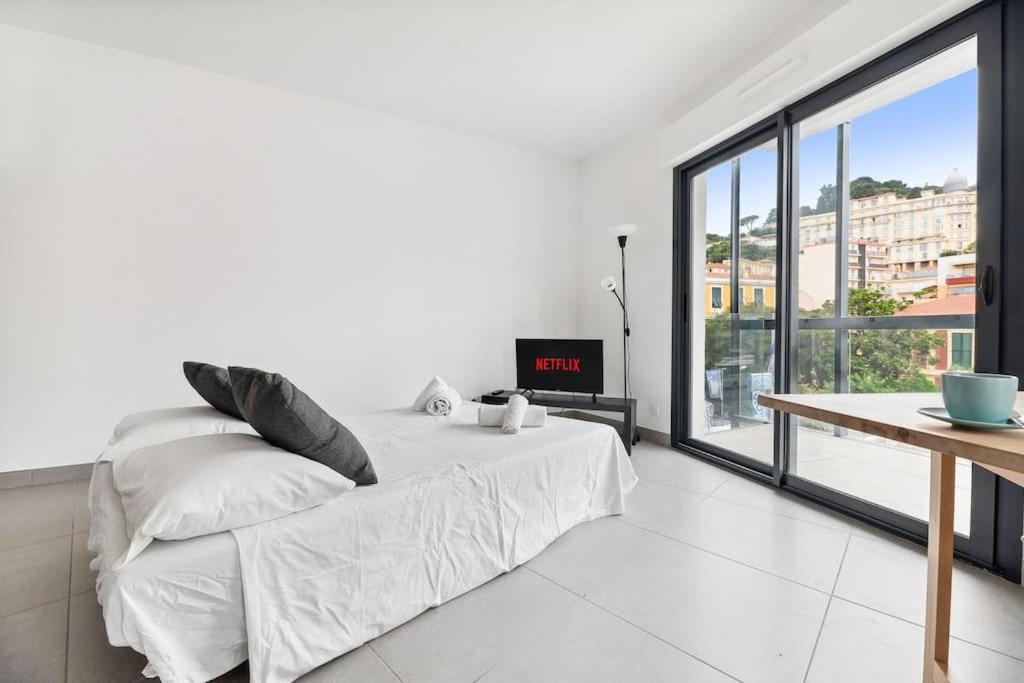 Le Cap Riviera - Centre- Parking Prive - Climatisation Apartment Menton Ngoại thất bức ảnh