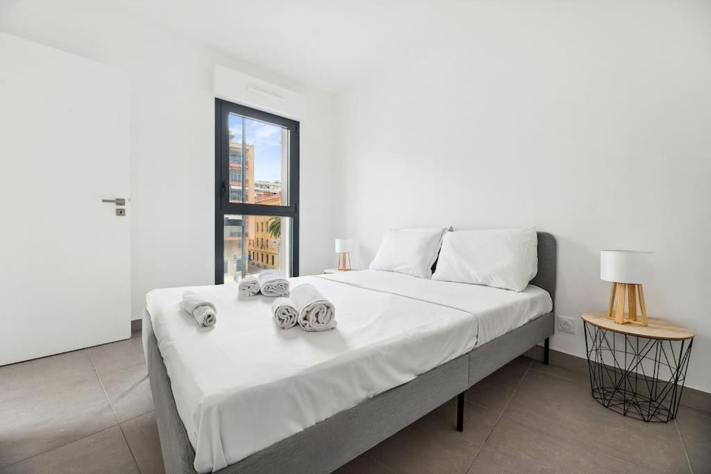 Le Cap Riviera - Centre- Parking Prive - Climatisation Apartment Menton Ngoại thất bức ảnh