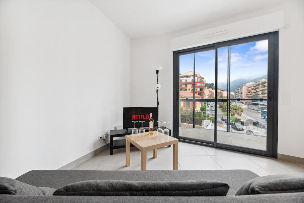 Le Cap Riviera - Centre- Parking Prive - Climatisation Apartment Menton Ngoại thất bức ảnh