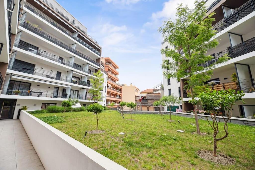 Le Cap Riviera - Centre- Parking Prive - Climatisation Apartment Menton Ngoại thất bức ảnh