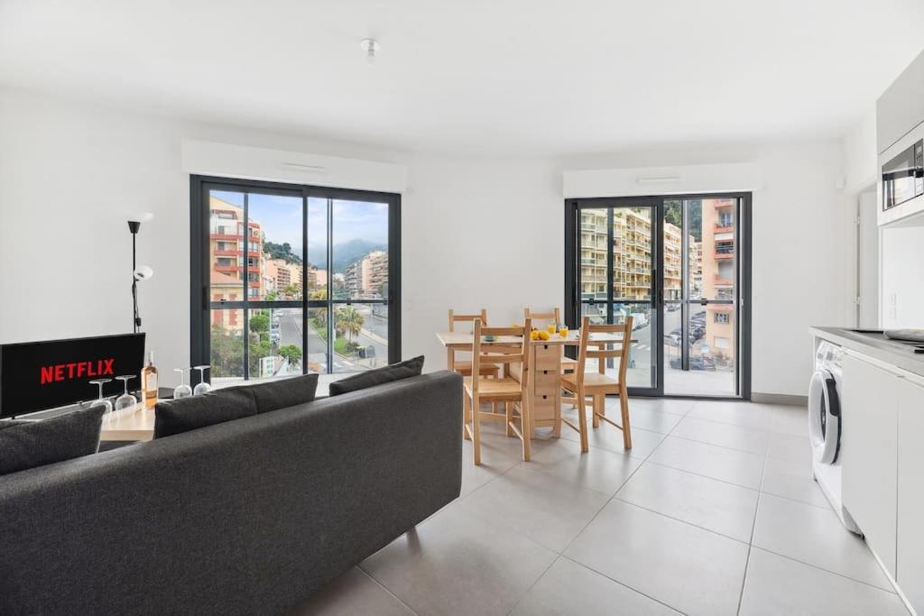 Le Cap Riviera - Centre- Parking Prive - Climatisation Apartment Menton Ngoại thất bức ảnh